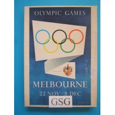 Olympig Games Melbourne 22 nov-8 dec 1956 200 st nr. 200/9-03