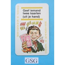 Geel geef 2 kaarten nr. 61764-01