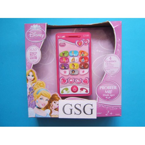 Onderstrepen Ambassadeur Supplement Mijn eerste Disney Princess smartphone nr. S12552-00