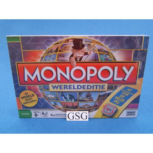 verzoek affix privacy Monopoly wereldeditie nr. 0508 01611 104-04
